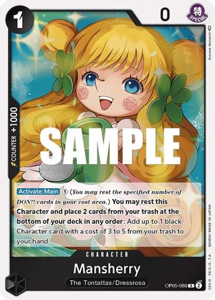 (OP05-088) Mansherry - Awakening of the New Era Foil