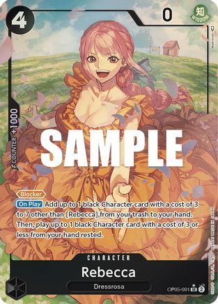 (OP05-091) Rebecca (Alternate Art) - Awakening of the New Era Foil