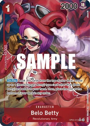 Belo Betty (015) (Alternate Art) (OP05-015) - Awakening of the New Era Foil