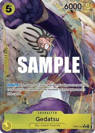(OP05-102) Gedatsu (Alternate Art) - Awakening of the New Era Foil