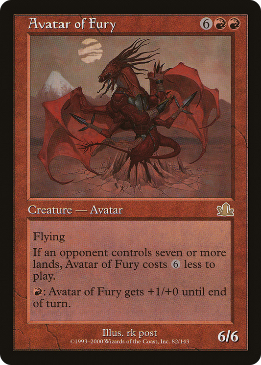 Avatar of Fury (PCY-082) - Prophecy Foil