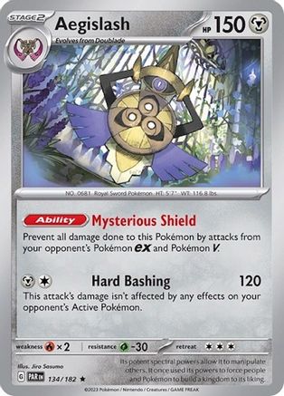Aegislash 134/182 - Deck Exclusives Normal - Rare