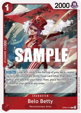 (OP05-015) Belo Betty (015) - Awakening of the New Era Foil