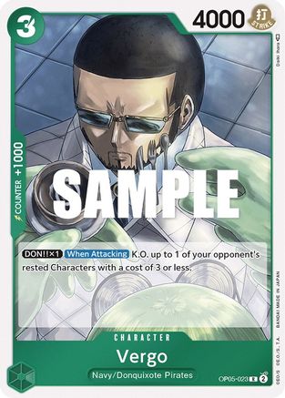 (OP05-023) Vergo - Awakening of the New Era Foil