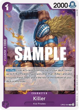 (OP05-064) Killer - Awakening of the New Era Foil