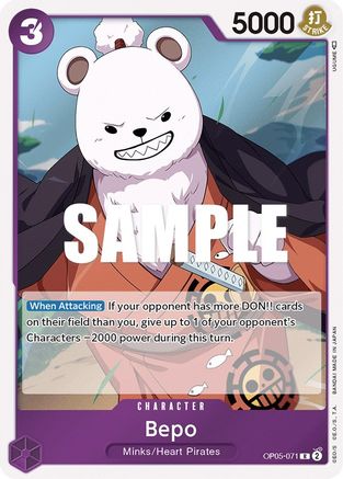 (OP05-071) Bepo - Awakening of the New Era Foil