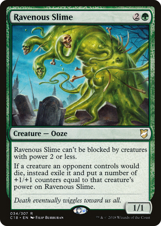 Ravenous Slime (C18-034) - Commander 2018