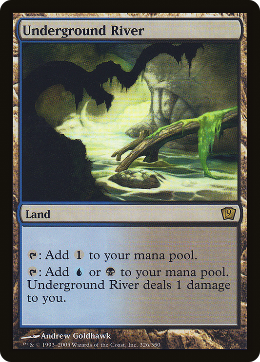 Underground River (9ED-326★) - Ninth Edition Foil