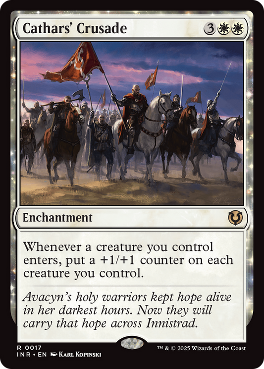 Cathars' Crusade (INR-017) - Innistrad Remastered Foil