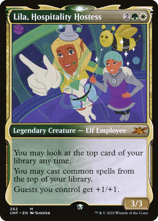 Lila, Hospitality Hostess (UNF-262) - Unfinity: (Showcase) Foil