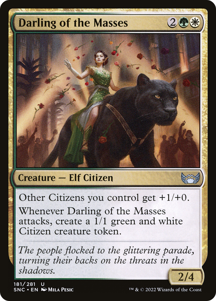 Darling of the Masses  (SNC-181) - Streets of New Capenna Foil