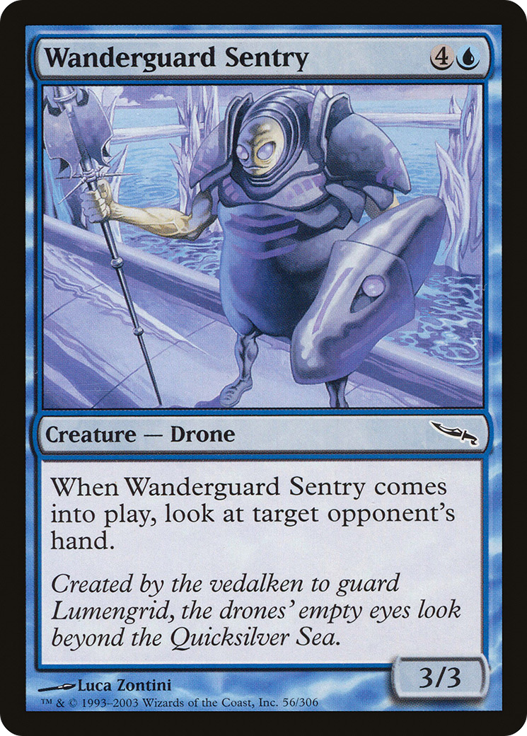 Wanderguard Sentry (MRD-056) - Mirrodin Foil