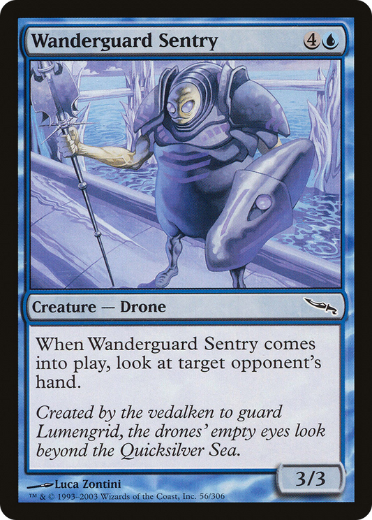 Wanderguard Sentry (MRD-056) - Mirrodin Foil