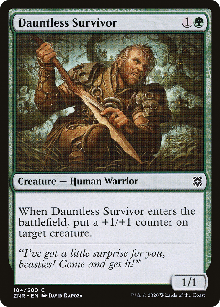 Dauntless Survivor (ZNR-184) - Zendikar Rising