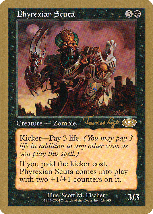 Phyrexian Scuta (WC01-TVDL51) - World Championship Decks 2001