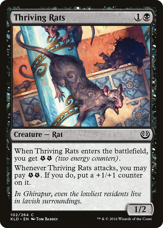 Thriving Rats (KLD-102) - Kaladesh Foil