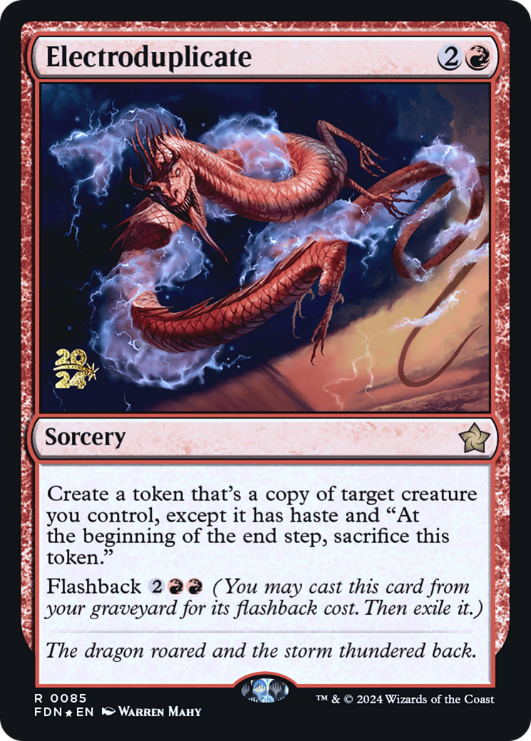 Electroduplicate (PRE-085) - Foundations Promos Foil