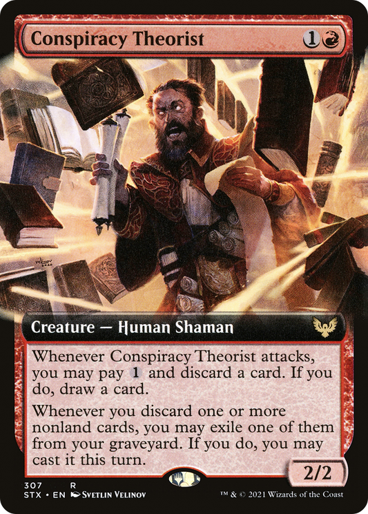 Conspiracy Theorist (STX-307) - Strixhaven: School of Mages: (Extended Art)