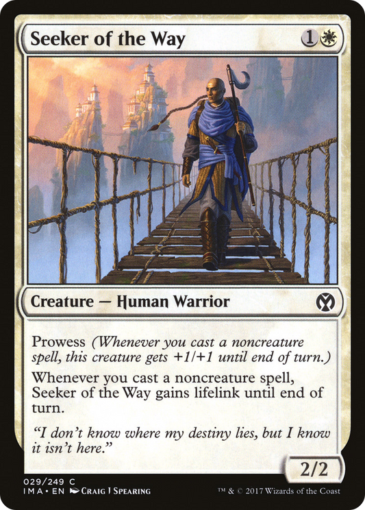 Seeker of the Way (IMA-029) - Iconic Masters Foil