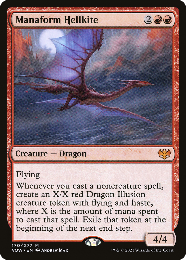 Manaform Hellkite  (VOW-170) - Innistrad: Crimson Vow