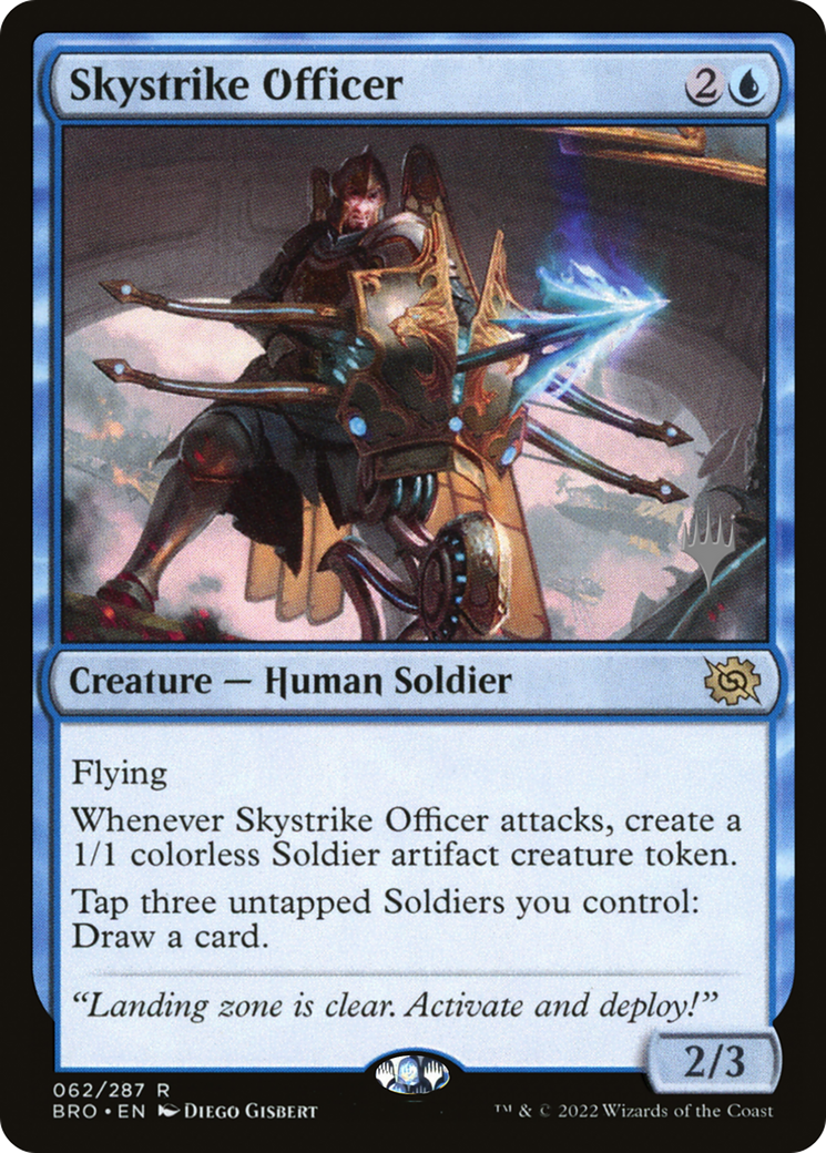 Skystrike Officer (PPBRO-062) - The Brothers' War Promos Foil (Promo Pack)