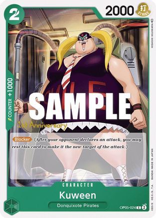 (OP05-024) Kuween - Awakening of the New Era: 1st Anniversary Tournament Cards Normal