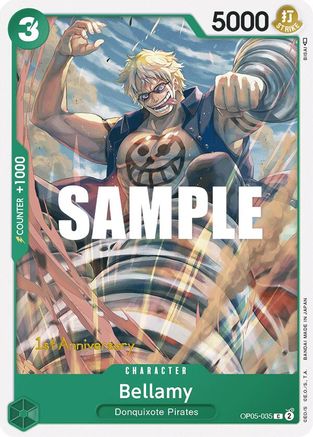 (OP05-035) Bellamy - Awakening of the New Era: 1st Anniversary Tournament Cards Normal