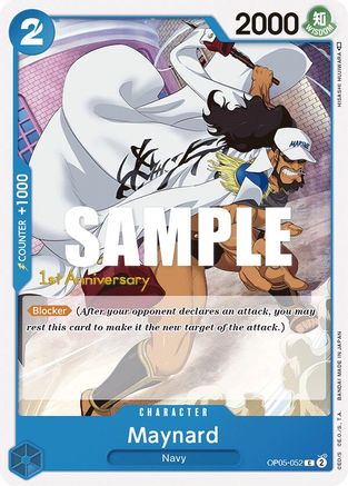 (OP05-052) Maynard - Awakening of the New Era: 1st Anniversary Tournament Cards Normal