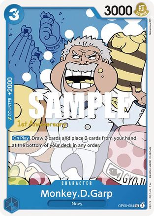 (OP05-054) Monkey.D.Garp - Awakening of the New Era: 1st Anniversary Tournament Cards Normal