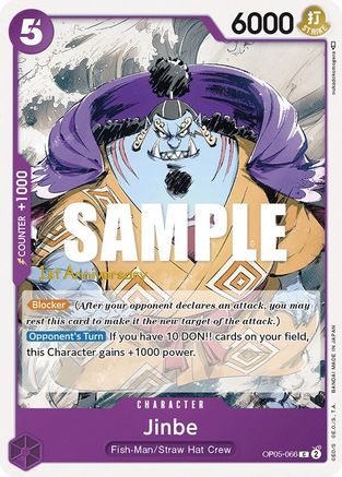 (OP05-066) Jinbe - Awakening of the New Era: 1st Anniversary Tournament Cards Normal