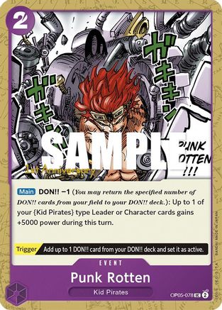 (OP05-078) Punk Rotten - Awakening of the New Era: 1st Anniversary Tournament Cards Normal