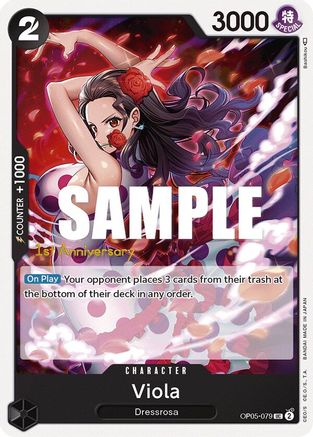 (OP05-079) Viola - Awakening of the New Era: 1st Anniversary Tournament Cards Normal