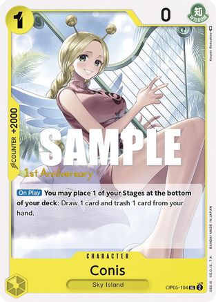 (OP05-104) Conis - Awakening of the New Era: 1st Anniversary Tournament Cards Normal