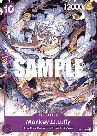(P-041) Monkey.D.Luffy (041) - One Piece Promotion Cards Normal