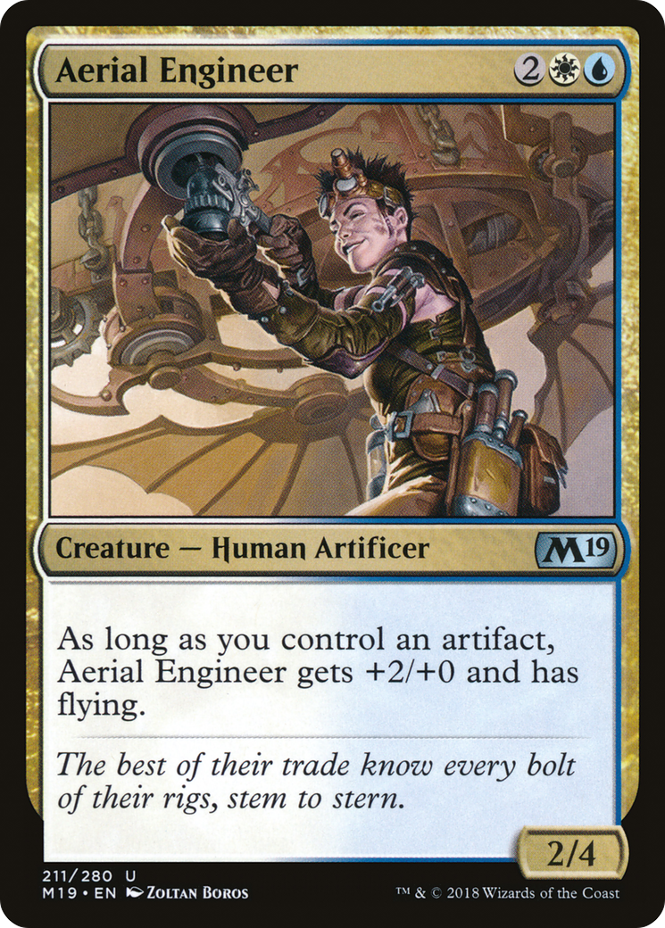 Aerial Engineer (M19-211) - Core Set 2019 Foil