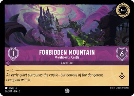 (066/204)  Forbidden Mountain - Maleficent's Castle - Into the Inklands  Normal