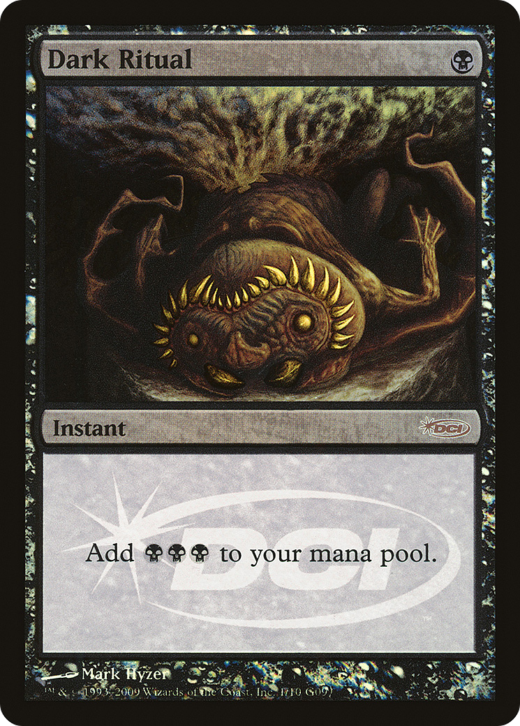 Dark Ritual (G09-001) - Judge Gift Cards 2009 Foil