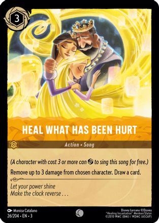 (026/204)  Heal What Has Been Hurt - Into the Inklands  Cold Foil