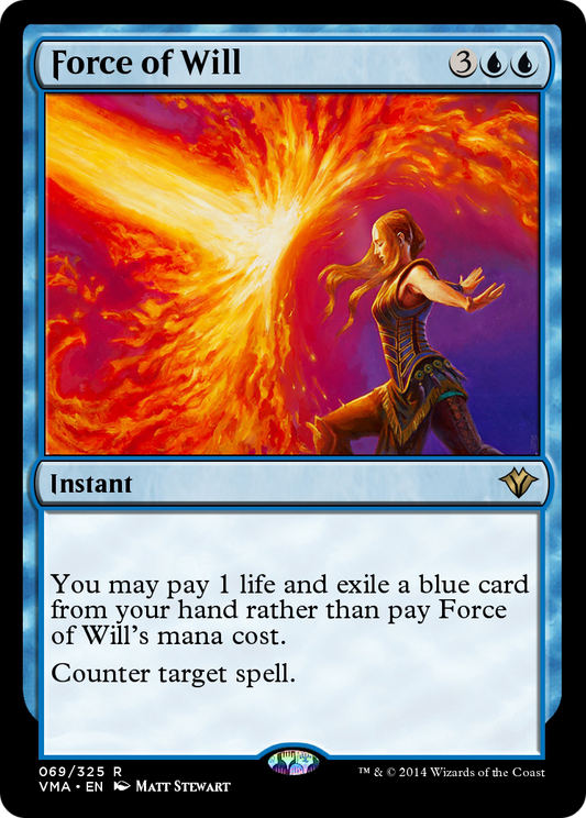 Force of Will (VMA-069) - Vintage Masters Foil