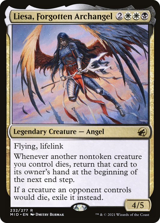 Liesa, Forgotten Archangel (MID-232) - Innistrad: Midnight Hunt Foil