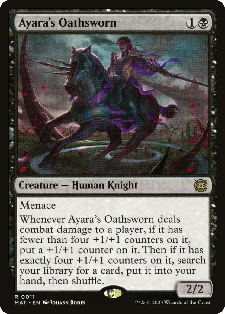 Ayara's Oathsworn (MAT-011) - March of the Machine: The Aftermath Foil
