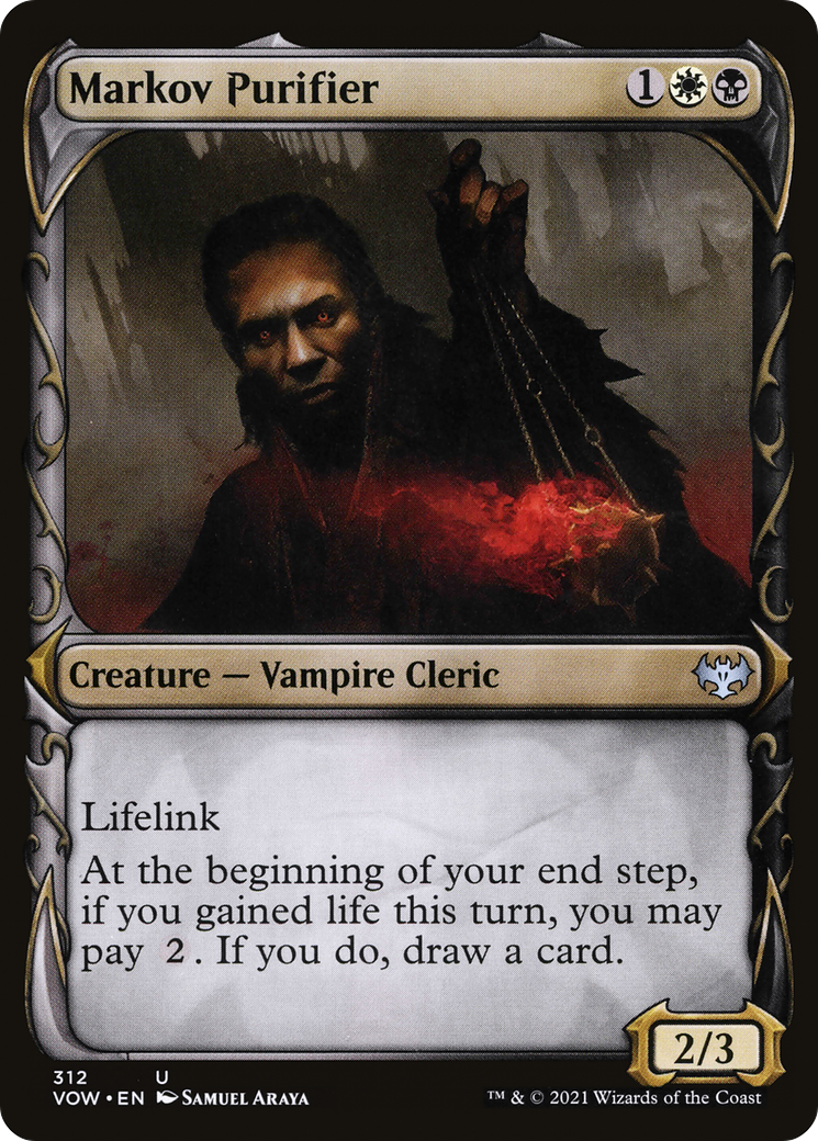 Markov Purifier (VOW-312) - Innistrad: Crimson Vow: (Showcase)