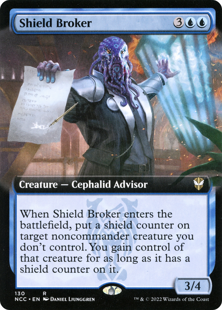 Shield Broker (NCC-130) - New Capenna Commander: (Extended Art)