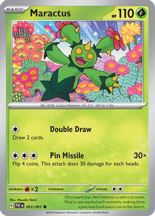 Maractus (3/091) - SV Paldean Fates  - Common