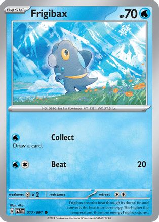 Frigibax (17/091) - SV Paldean Fates Reverse Holofoil - Common