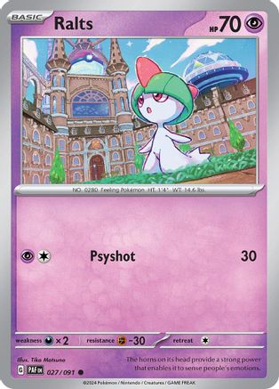 Ralts 27 - SV Paldean Fates