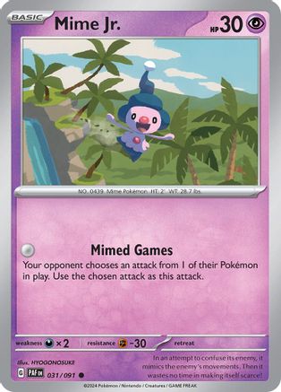 Mime Jr. (31/091) - SV Paldean Fates  - Common