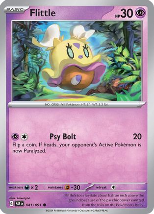 Flittle - 041/091  - SV Paldean Fates Reverse Holofoil