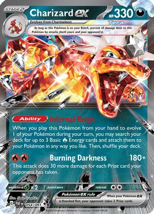 Charizard ex (54/091) - SV Paldean Fates Holofoil - Double Rare
