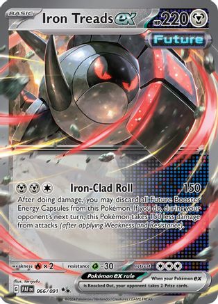 Iron Treads ex (66/091) - SV Paldean Fates Holofoil - Double Rare